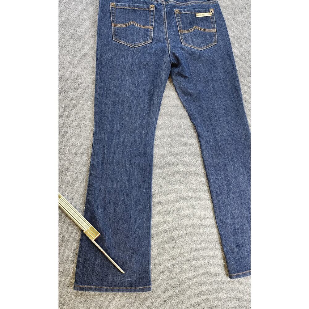 Michael Kors Jeans Womens 4 Blue Bootcut Stretch Flare Classic Casual Dark Denim - Picture 10 of 16